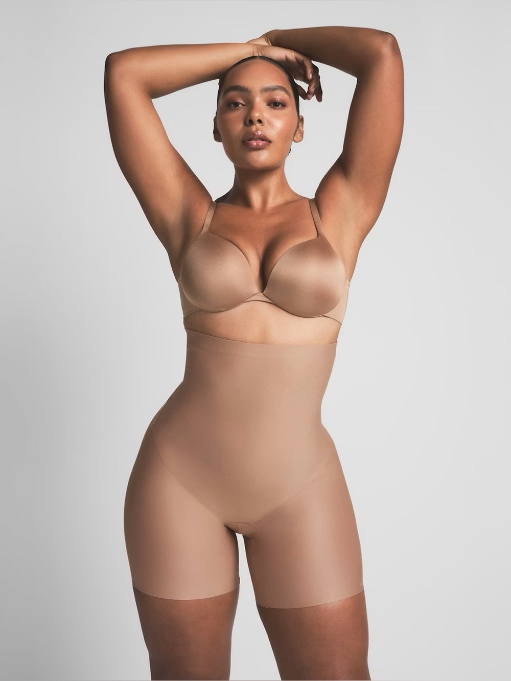 Skims Body Core Sculpt High Waisted Mid Thigh Shorts Sienna 3X